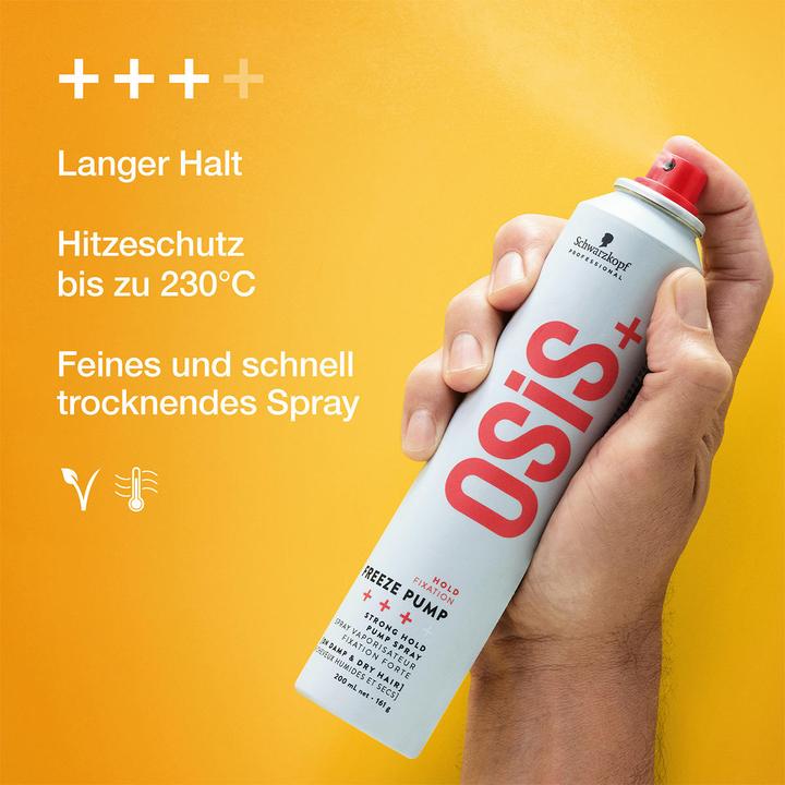 Image du produit Schwarzkopf Osis - Freeze Pump Spray à tenue forte (200 ml)