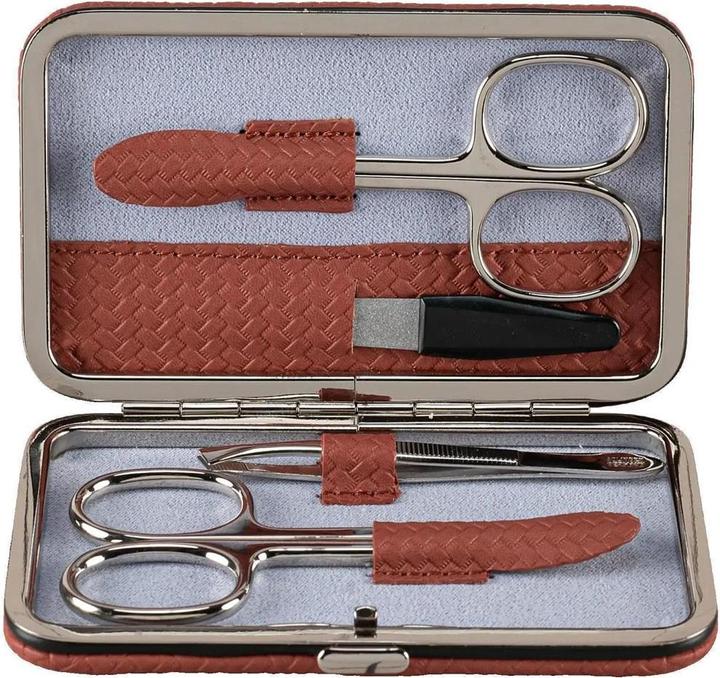 Produktbild Windrose 803951.03 - 4-teilig Maniküretui Corbello terrakotta