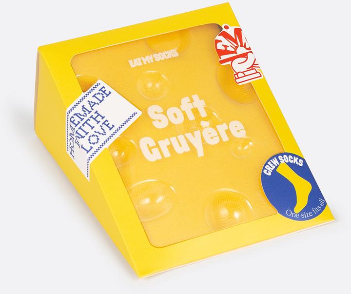 Actual product image Eat My Socks Socks, Soft Gruyère (One size)