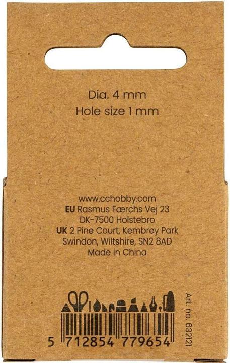 Actual product image Creativ Company Perlen-Set Süsswasserperlen 4 mm, Packungsgrösse: 40