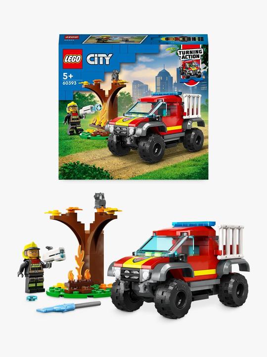 Actual product image LEGO 60393 Fire brigade pick-up truck (60393, LEGO City)