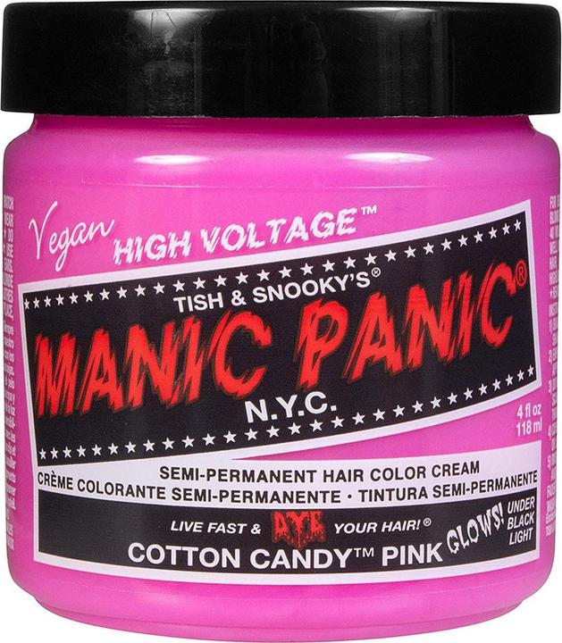 Skybound Cotton Candy Classic Creme Vegan Cruelty Free Semi-Permanent Hair Colour 118ml 0.59 ml (Cotton Candy Pink)