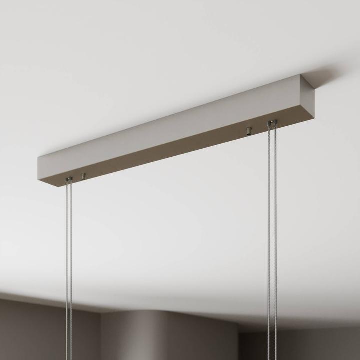 Image du produit Lucande Nora Lampe à suspendre Chêne/Nickel (3800 lm)
