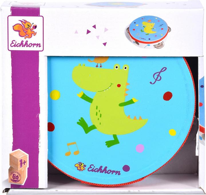 Actual product image Eichhorn Music tambourine (German, French, Italian, English)