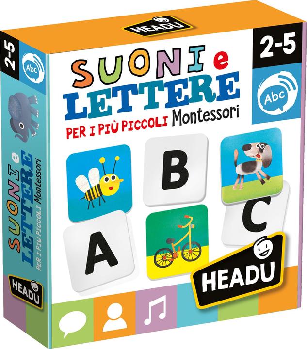 Immagine prodotto Headup Games Suoni e Lettere per i più Piccoli Montessori (Italiano)
