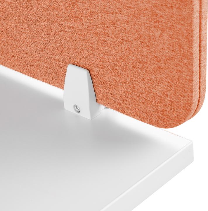 Produktbild Beliani Schreibtischtrennwand hellrot 160 x 40 cm WALLY