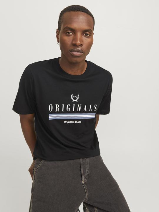 Actual product image Jack & Jones Gedruckt Rundhals T-shirt T-shirt (XL)