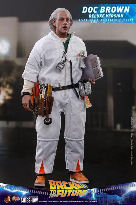 Image du produit Hot Toys Retour vers le futur "Doc Brown - Version Deluxe" Figurine 1/6