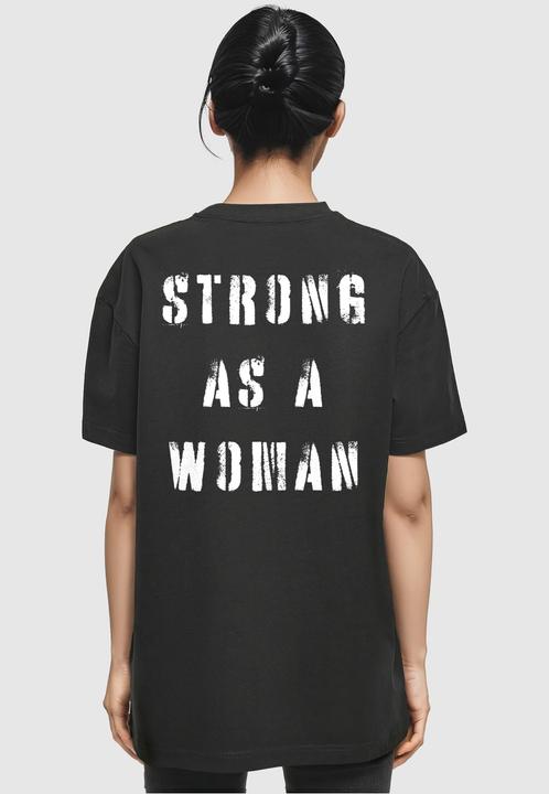 Actual product image Merchcode Ladies WD - Strong As A Woman Oversized Boyfriend Tee - 118349 (3XL)