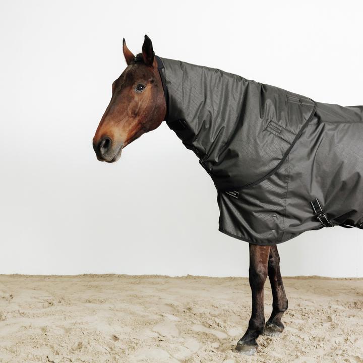 Produktbild Fouganza Halsteil Neckcover Allweather 200 Pferd schwarz