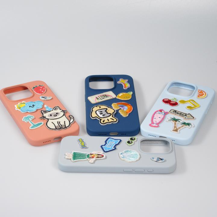 Produktbild PhoneLook Sticker Aufkleber für Handy/Tablet/Computer 3D gestickt Cat inside Fish