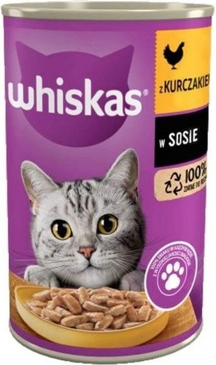 Immagine prodotto Whiskas Pollo Per Adulti - Barattolo Da 400 G (Adulto, 1 pz., 400 g)