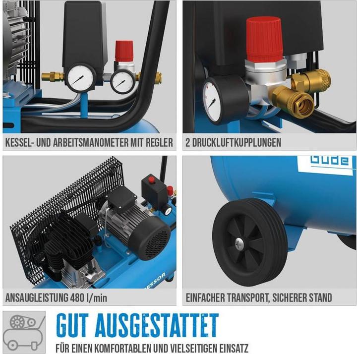 Produktbild Güde - Kompressor 580/10/100 H/ 400V (10 Bar)