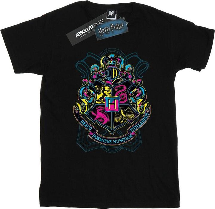 Immagine prodotto Neon Hogwarts Crest Maglietta Ragazze (152, 158)