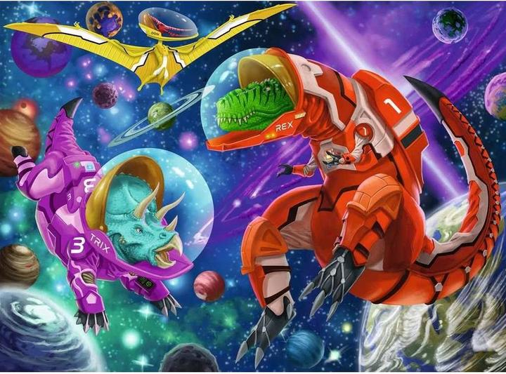 Actual product image Ravensburger Kinderpuzzle - Weltall Dinos - 200 Teile Puzzle für Kinder ab 8 Jahren (200 pieces)