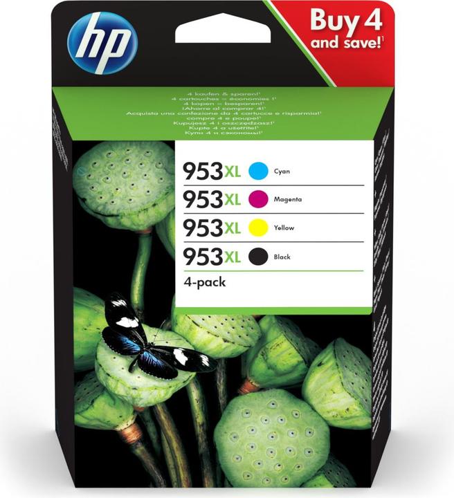 Produktbild HP 953XL Ink 4-Pack blister (CMYK)