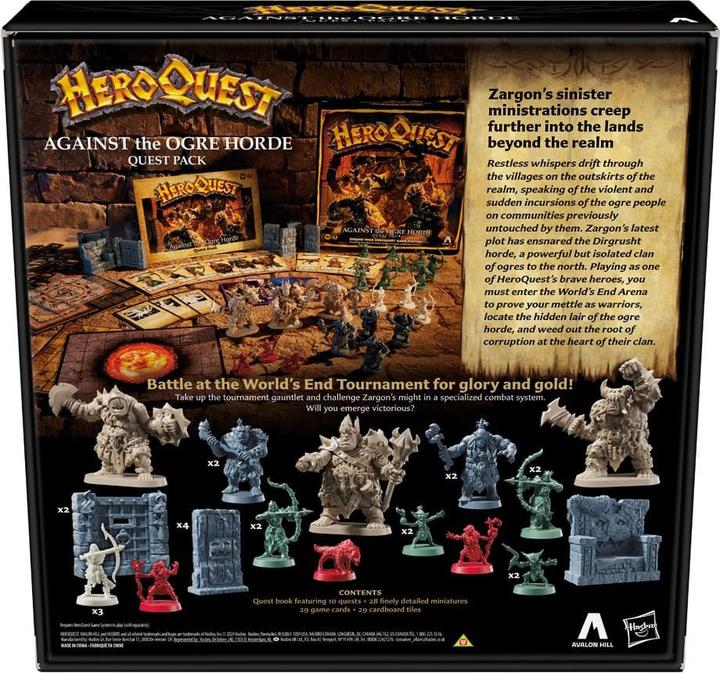 Produktbild Hasbro HeroQuest Brettspiel-Erweiterung Against the Orge Horde Abenteuerpack *Englische Version* (Englisch)