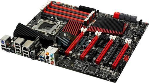 Actual product image ASUS R.O.G. Rampage III Extreme, X58, LGA1366, SLI, CFX (LGA 1366, ATX)