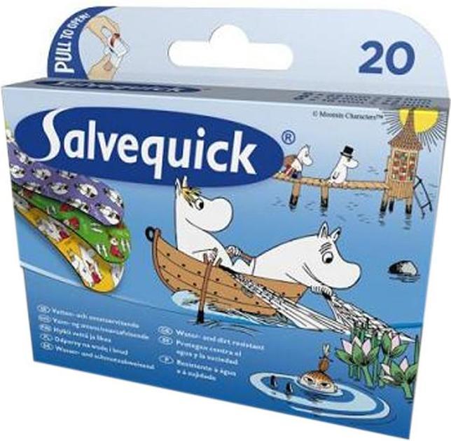 Produktbild Salvequick Moomin Slices For Children 20Pcs. (200 ml)