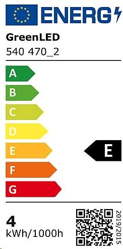 Etichetta energetica Greenled Lampada LED G9 3,5W 350lm 2700K (G9, 3.50 W, 350 lm, 1 x, E)