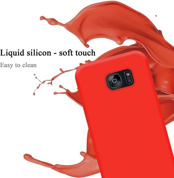 Image du produit Cadorabo TPU Liquid Silicone Case Cover (Samsung Galaxy S7 Edge)