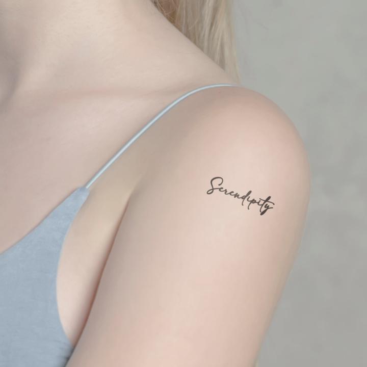 Actual product image minink Temporary tattoo - Serendipity