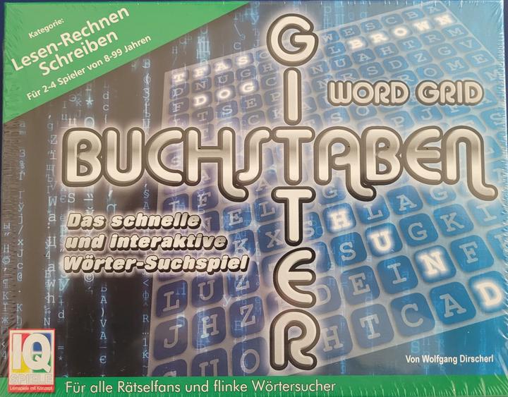 Produktbild IQ-Spiele Buchstabengitter (Deutsch, Englisch)