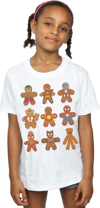 Immagine prodotto Avengers Christmas Gingerbread Maglietta Ragazze (116)