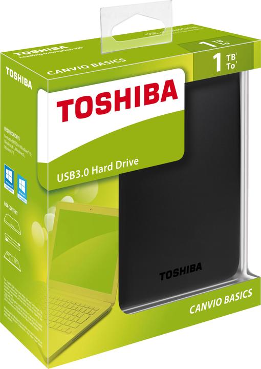 Produktbild Toshiba Canvio Basics Externe Festplatte 2,5", 1 TB, USB 3.0 (1 TB)