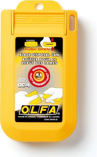 Actual product image Olfa Blade disposal container