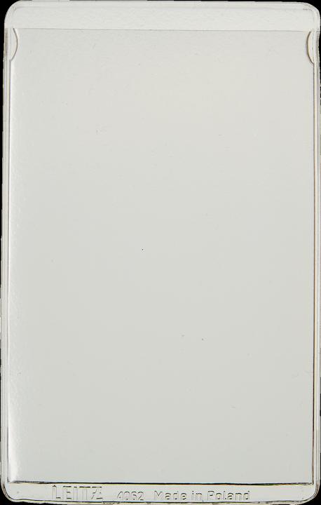 Immagine prodotto Leitz Copertina per carte d'identità, 54 x 86 mm, PVC, grana, 0,20 mm di apertura, lamina morbida, per (54 x 86 mm, 25 x)