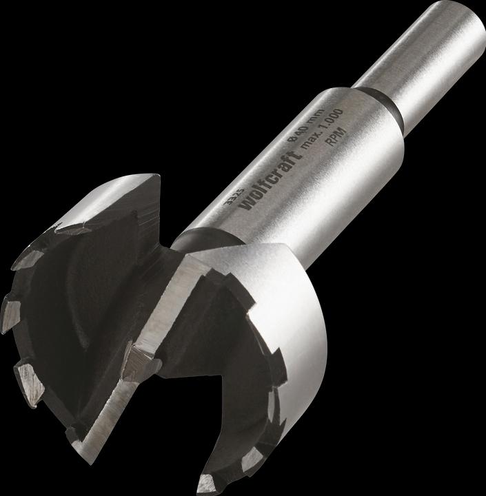 Image du produit wolfcraft Fraise à bois d’encastrement, Ø 40 mm (40 millimètres)
