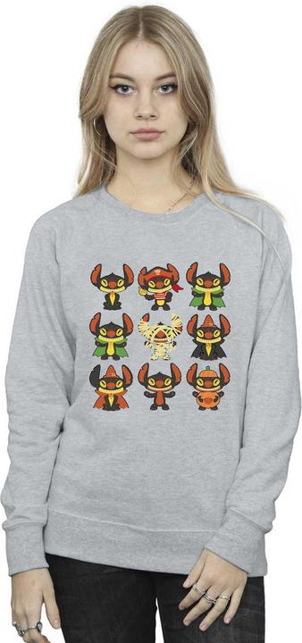 Actual product image Disney Womens/Ladies Lilo & Stitch Halloween Costumes Sweatshirt (XXL)