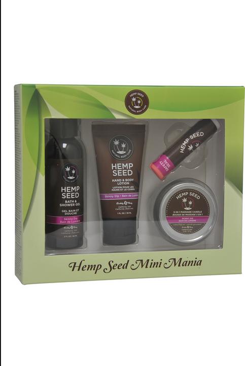 Image du produit Earthly Body Hemp Seed Mini Mania Travelset - Skinny Dip (Set soin du corps)