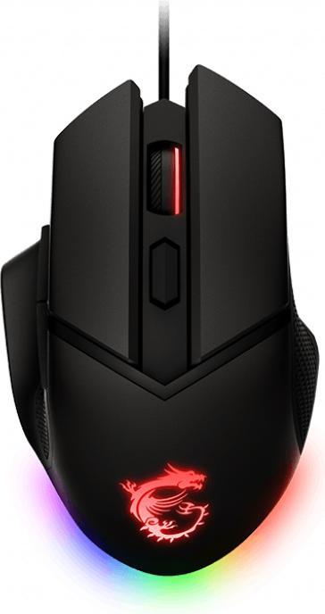 Actual product image MSI Clutch GM08 Computer Mouse USB Type A Optical 4200 DPI For both hands (Cable)