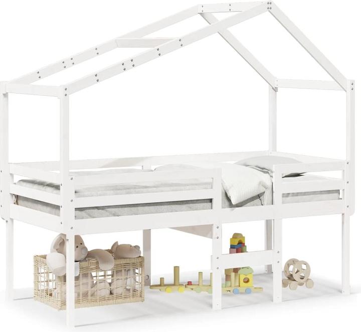 Immagine prodotto VidaXL Letto a soppalco con tetto (80 x 200 cm)