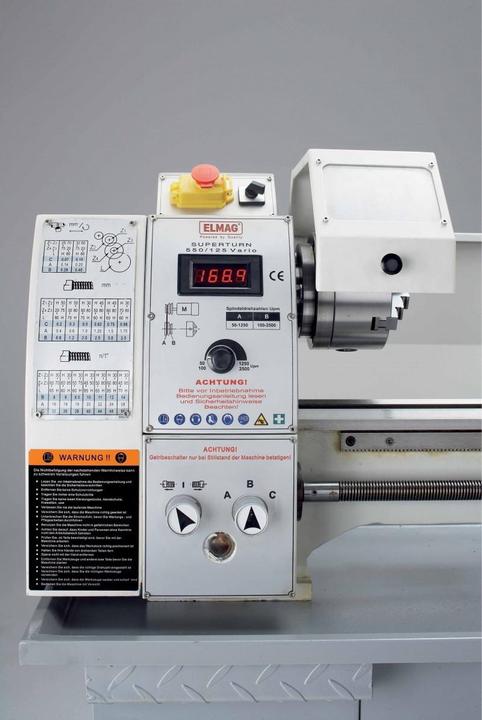 Produktbild Elmag Universal-Drehmaschine Superturn 550/125 Vario
