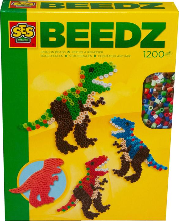 Actual product image Ses Iron-on beads dinosaurs