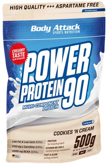 Image du produit Body Attack New Power Protein 90 (sachet de 500g) (Butter Biscuit, 1 pcs, 500 g)