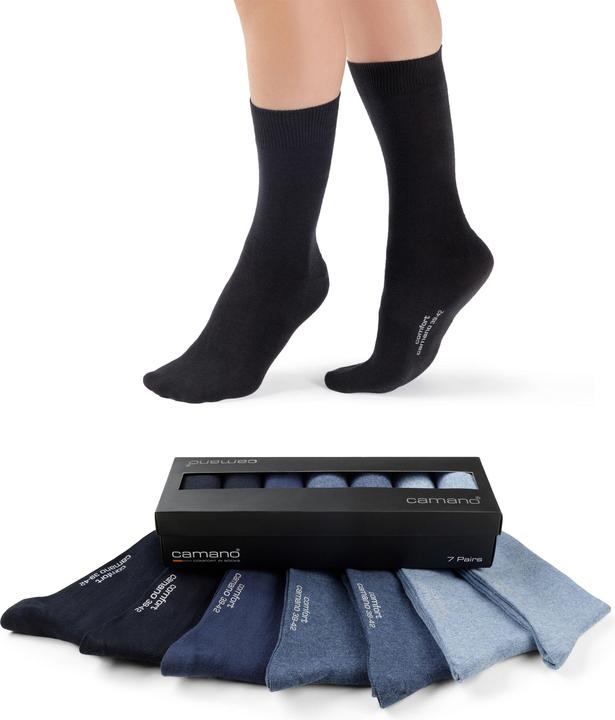 Camano Unisex comfort Socken in Box 7p