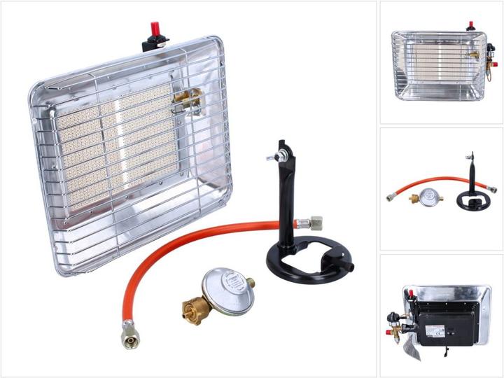 Produktbild Rothenberger Eco Piezo Gasheizstrahler ( 35985 ) 2,7 kW - 4,2 kW für Propangasflaschen 5 (4200 W)