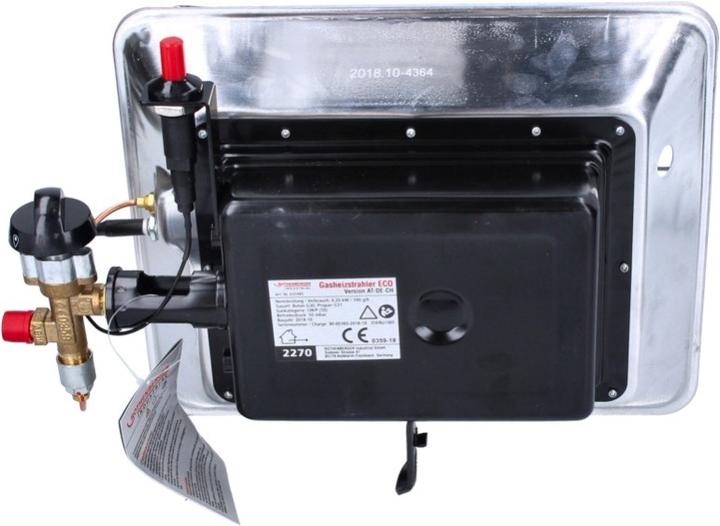 Produktbild Rothenberger Eco Piezo Gasheizstrahler ( 35985 ) 2,7 kW - 4,2 kW für Propangasflaschen 5 (4200 W)