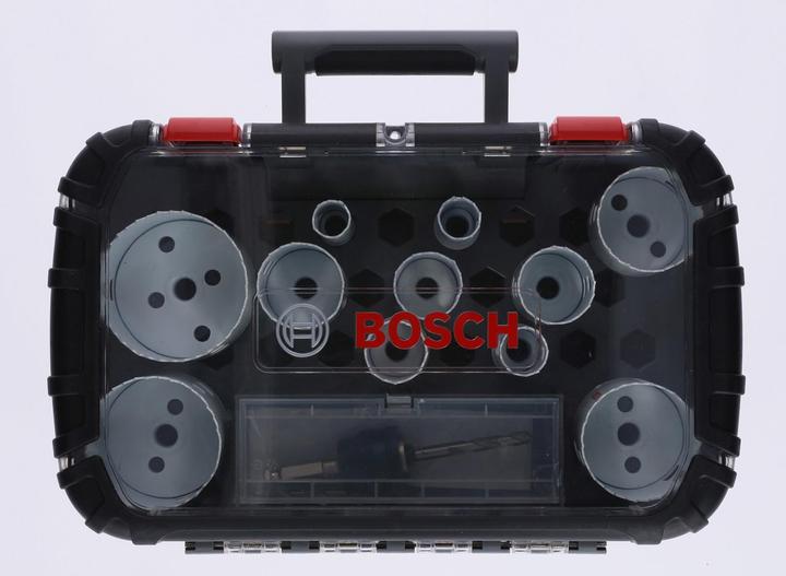 Actual product image Bosch Professional Zubehör Progressor hole saw set (20 mm, 22 mm, 25 mm, 32 mm, 35 mm, 40 mm, 44 mm, 76 mm, 60 mm, 68 mm, 51 mm)