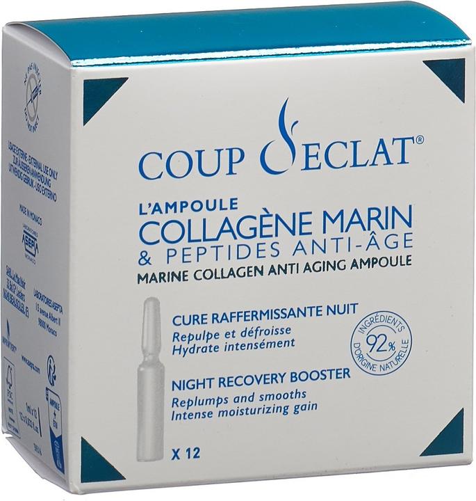 Immagine prodotto Coup d‘Eclat Meereskollagen und Anti-Aging-Peptide Ampullen (12 ml)