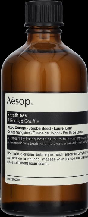 Actual product image Aesop Breathless Botanical Massage Oil (100 ml)