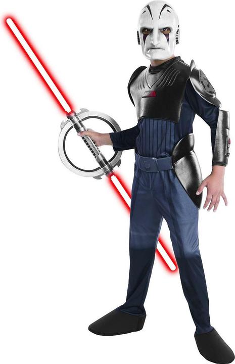 Produktbild Rubies Star Wars Kostüm Box für Kinder mit 4 Kostümen inkl. Lichtschwert (134, 140)