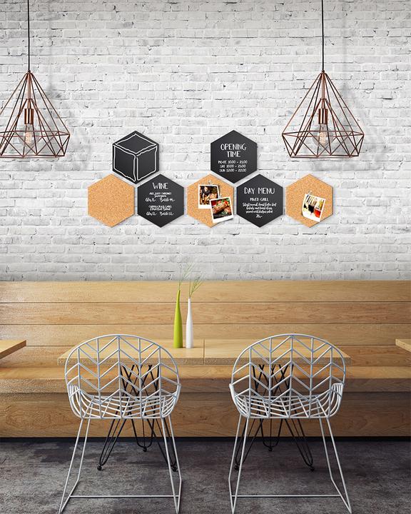 Actual product image Securit Kork+Kreidetafel (Bulletin board, 23 x 21 cm)