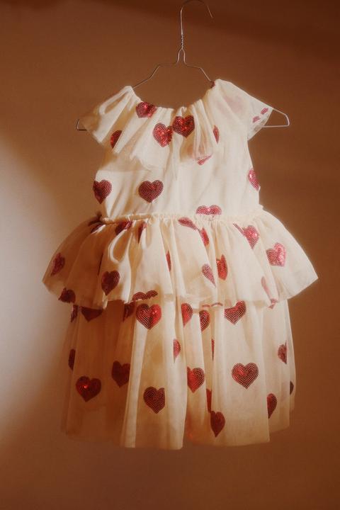 Produktbild Konges Slojd Yvonne Fairy Kleid Buttercream (92)