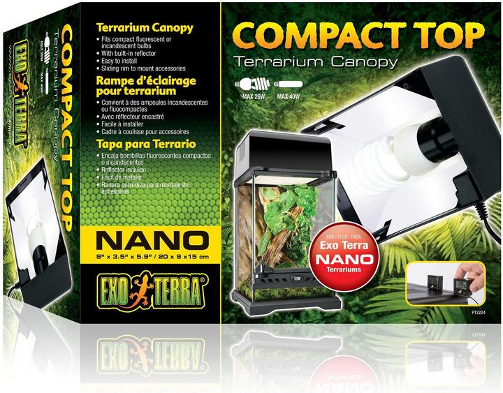 Actual product image Exo Terra Terrarium cover Compact Top 20x9x15cm