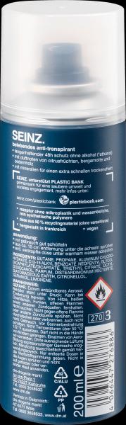 Image du produit dm Seinz. Déodorant spray anti-transpirant Sport SEINZ. (Spray, 200 ml)